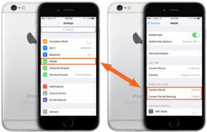 How to measure data usage on an iPhone 6